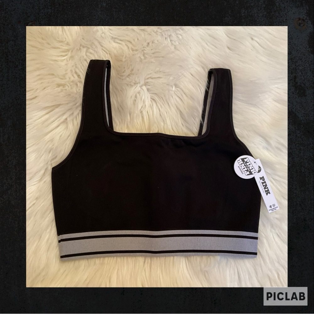 PINK Victoria’s Secret Flip It Seamless Reversible Sports Bra - NWT - Size XL